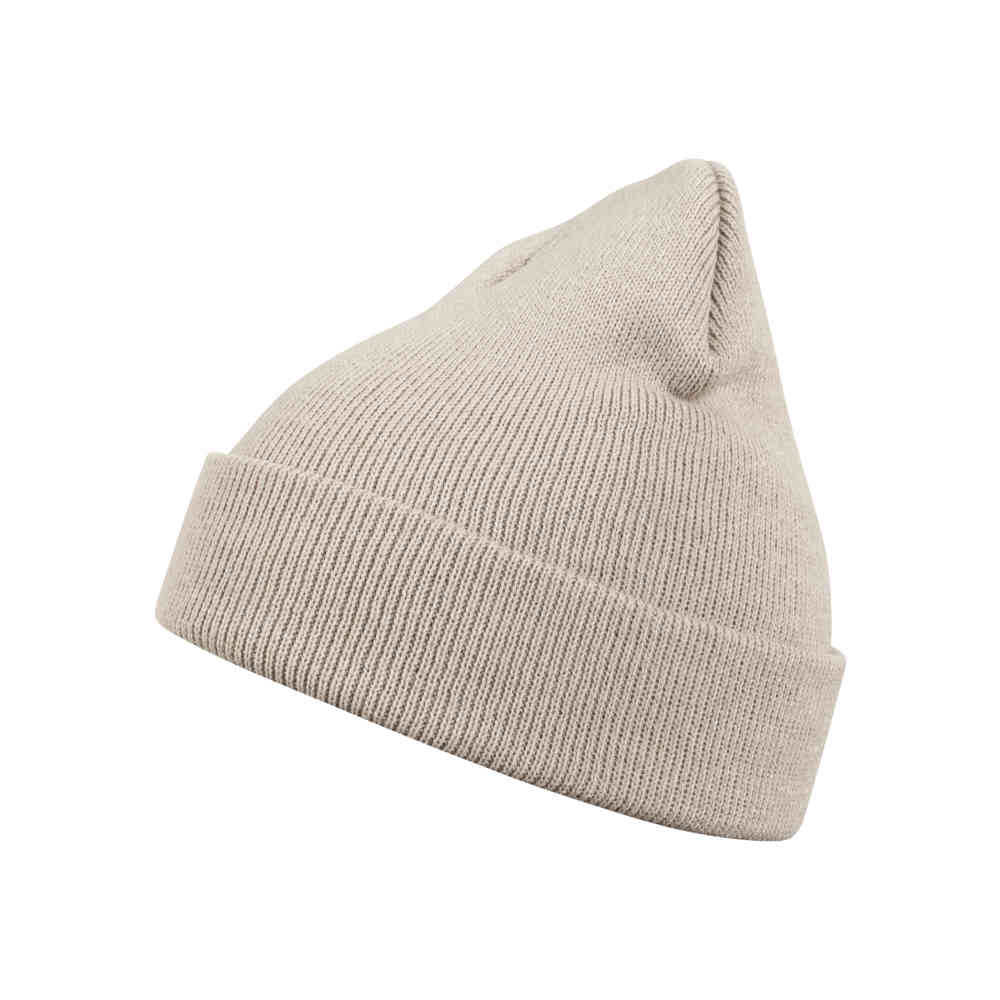 MSTRDS - Beanie Basic Flap lightgrey one size Beanie Muts - Grijs